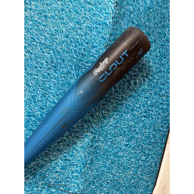 2023 Rawlings Clout Alloy Bat USSSA Certified (-10) Alloy 19 oz 29" (Used)
