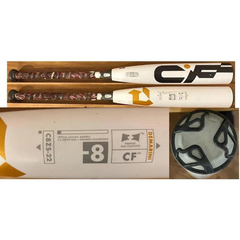 2022 DeMarini CF Zen Composite USSSA Certified Bat (-8) 21 oz 29" (Used)