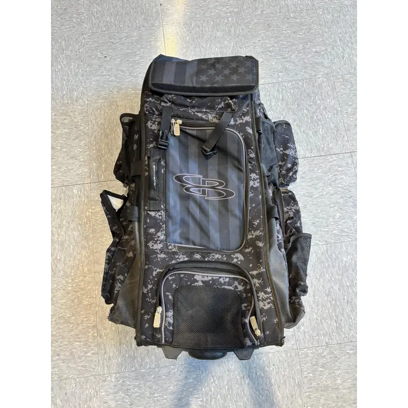 Black Boombah Superpack Catcher's Bag
