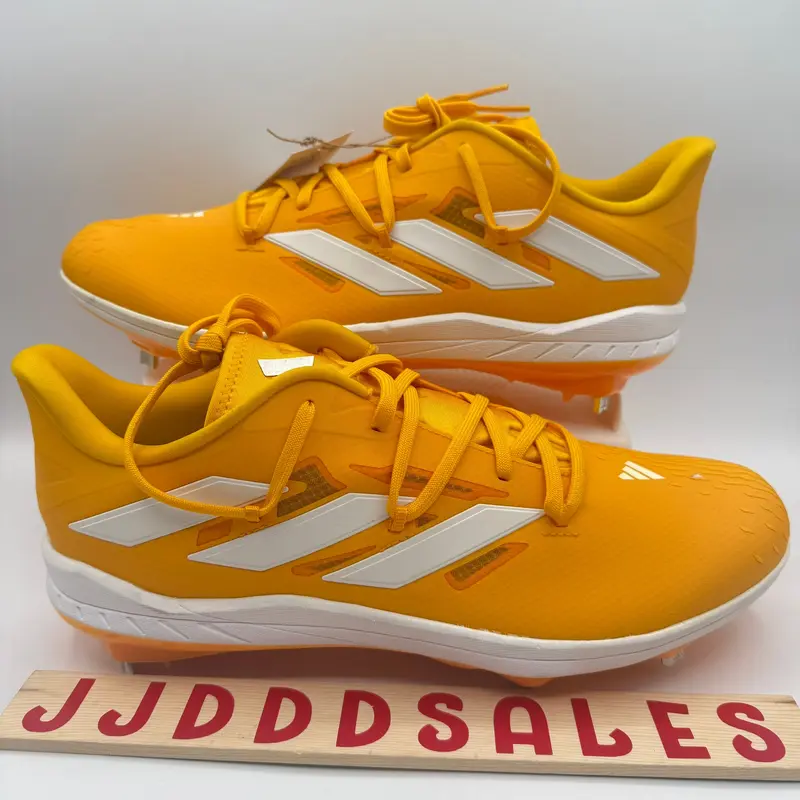 Adidas Adizero Afterburner Baseball Metal Cleats Yellow IG2276 Mens Sz 13 NWT
