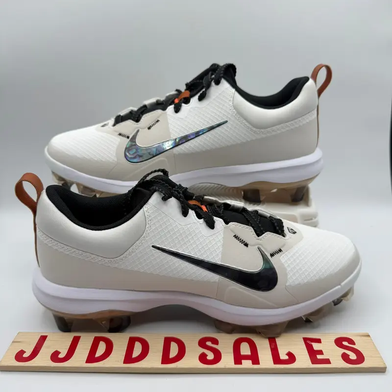 Nike Force Trout 9 Pro MCS Baseball Cleats Summit White FZ8644-100 Mens Sz 9.5  New