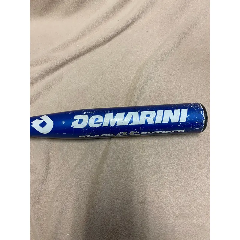 Used DeMarini Alloy Black Coyote Bat (-11) 18 oz 29"