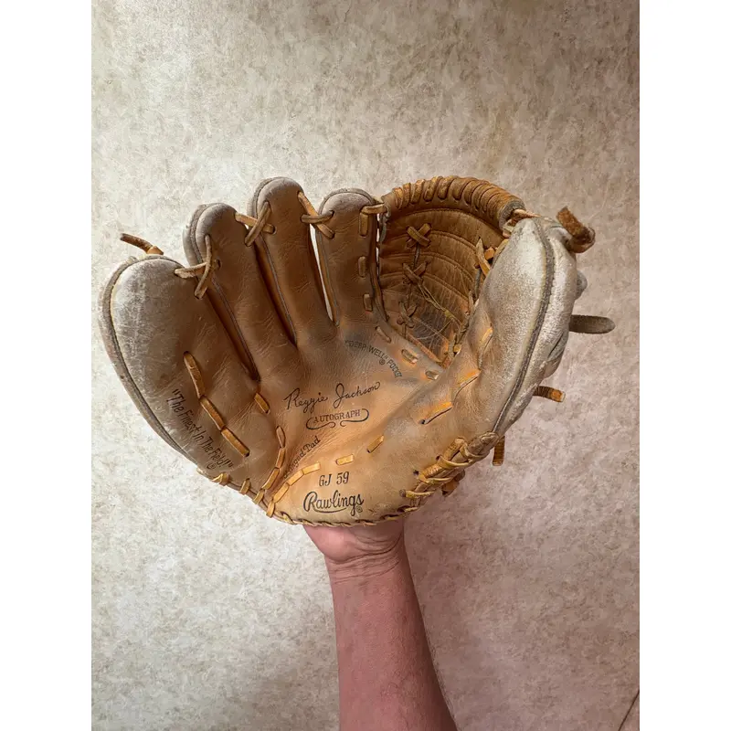 Used Infield Left Hand Throw Rawlings Reggie Jackson Baseball Glove