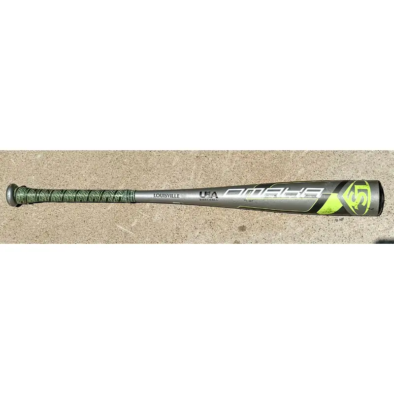 2024 Louisville Slugger Omaha 5 Alloy USABat Certified Bat (-10) 18 oz 28" (Used)