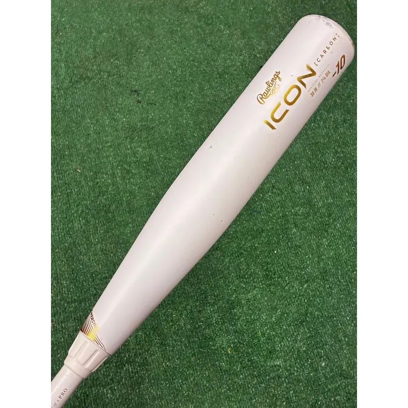 2024 Rawlings Icon Composite Bat USSSA Certified (-10) Composite 20 oz 30" (Used)