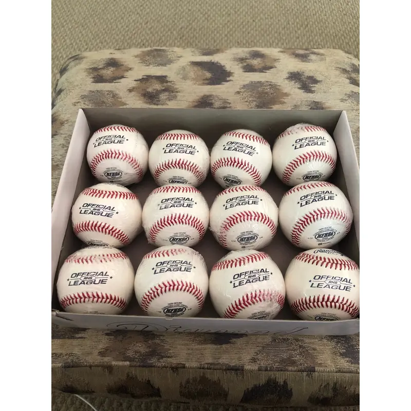 New Rawlings 12 Pack (1 Dozen) NFHS Official league  Baseballs