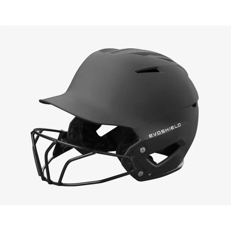 Evoshield XVT 2.0 Matte Batting Helmet Softball Facemask Charcoal XS