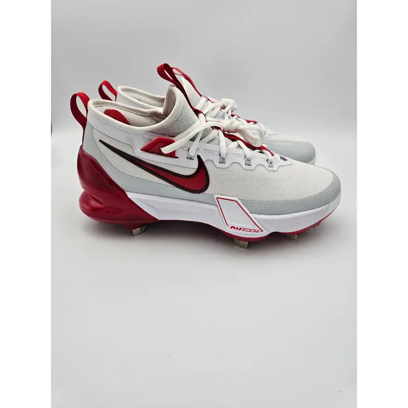 Nike Force Zoom Trout 9 Elite Baseball Cleats White Size 8.5 FB2906-101