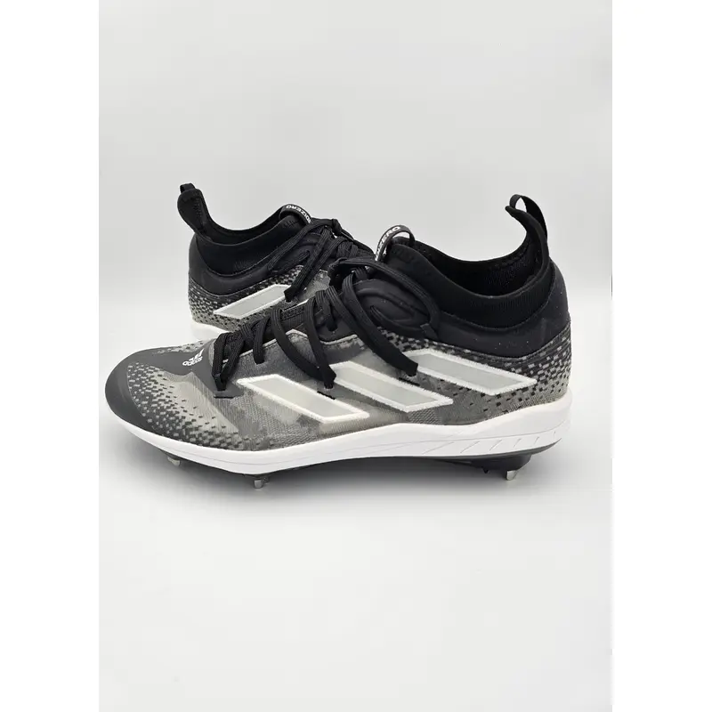 Adidas Adizero Afterburner NWV 'Black White Grey' Baseball Cleats Mens Size 7