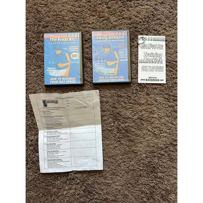 Bat Speed and Swing Mechanics DVD's and Instruction Baseball Batting