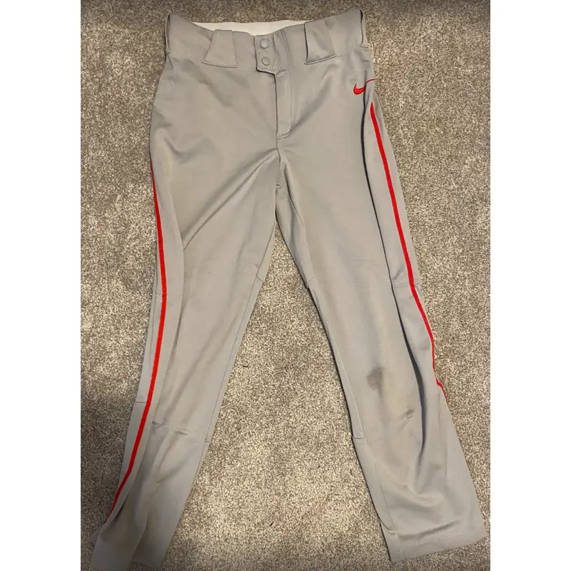 Nike Vapor Pro baseball pant (Youth XL - gray w/red piping - used)