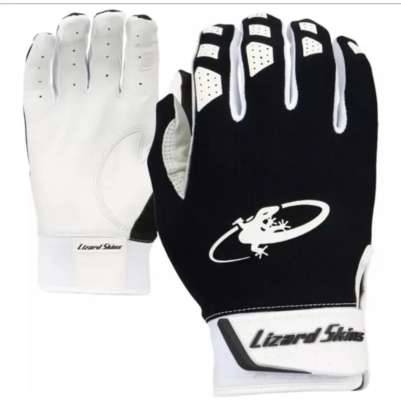 Lizard Skins Komodo V2 Medium Black Baseball Batting Gloves KM210007