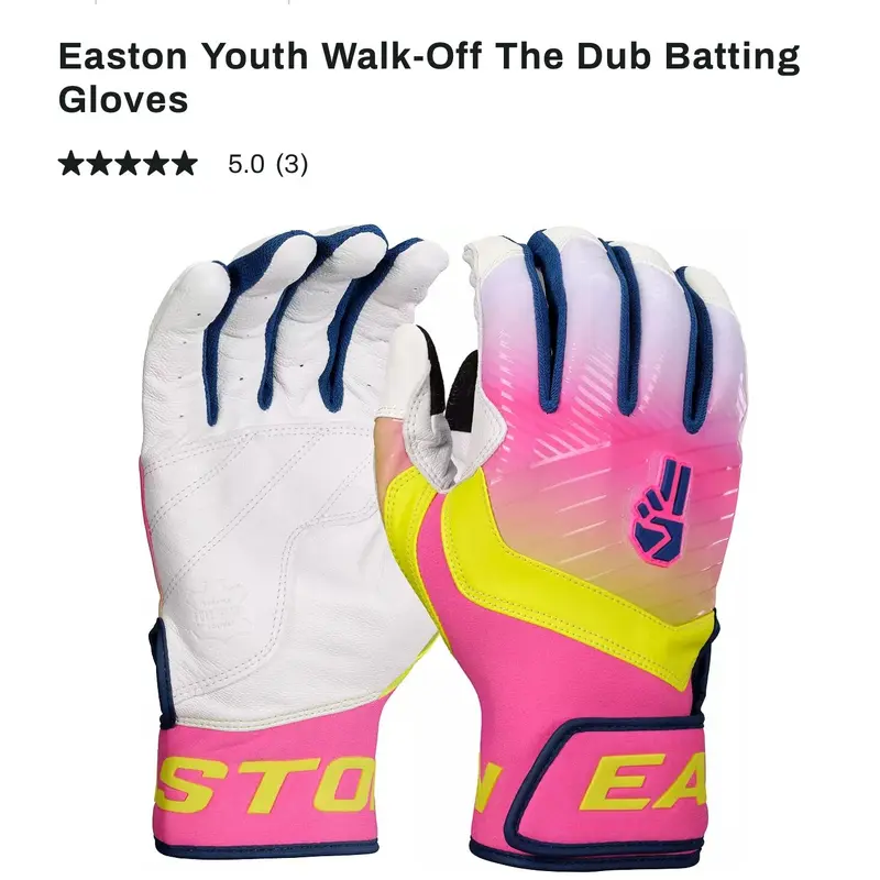 Medium Easton Batting Gloves (New)