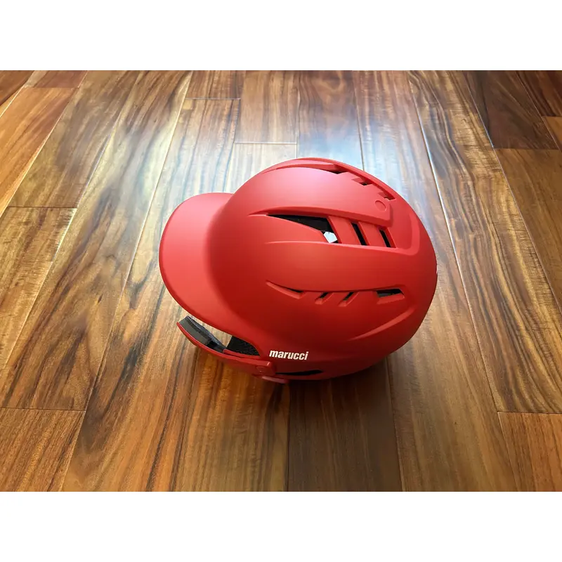 BRAND NEW Junior Marucci Duravent Batting Helmet with Jaw Guard (Red)