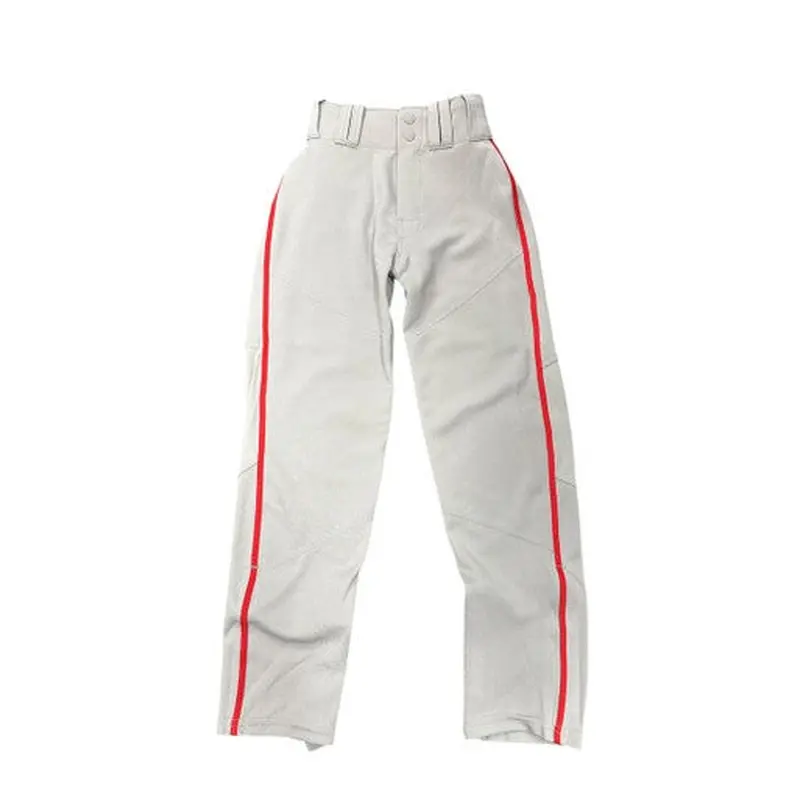 Used Alleson GRAY PANT BLUE STRIPE BB/SB Pant Boys Grey XS 11849-S000013598