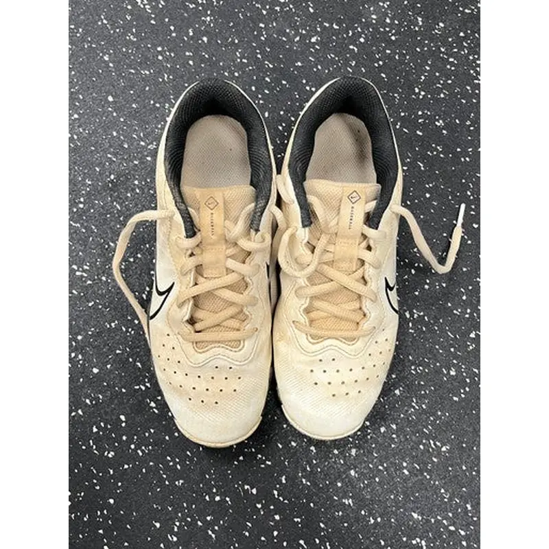 Used Nike DIAMOND BASEBALL BB/SB Cleats White Junior 04 11849-S000025841
