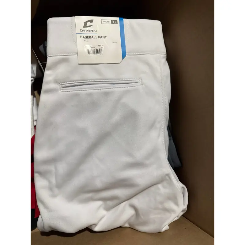 White Men's Youth XL Champro Game Pants (New)