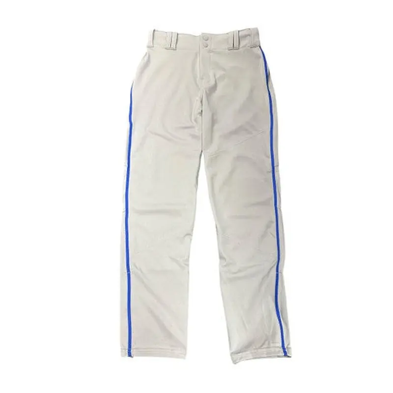 Used Alleson GRAY PANT BLUE STRIPE BB/SB Pant Boys Grey LG 11849-S000013596