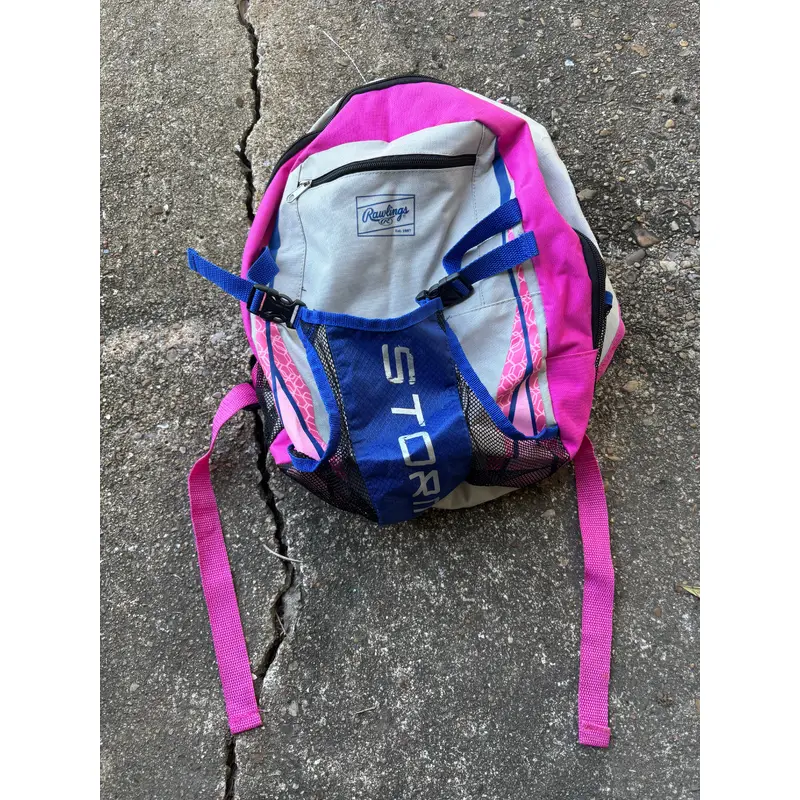 Pink Used Rawlings Bags & Backpacks Bat Pack Small Holes in side pockets