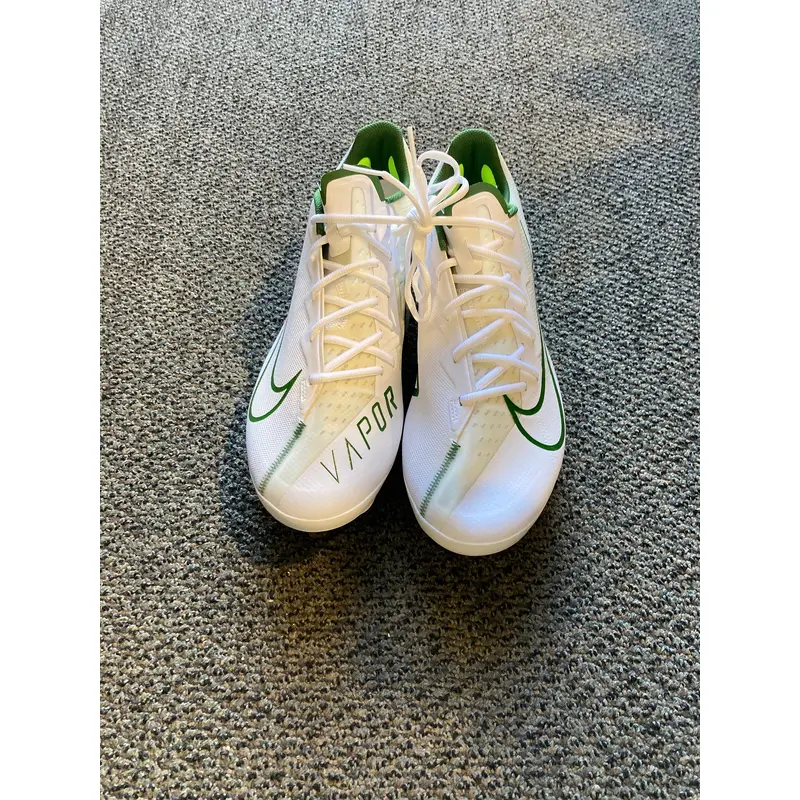 New Men's 15.0 White Nike Vaporfly 4 Metal Baseball Cleats