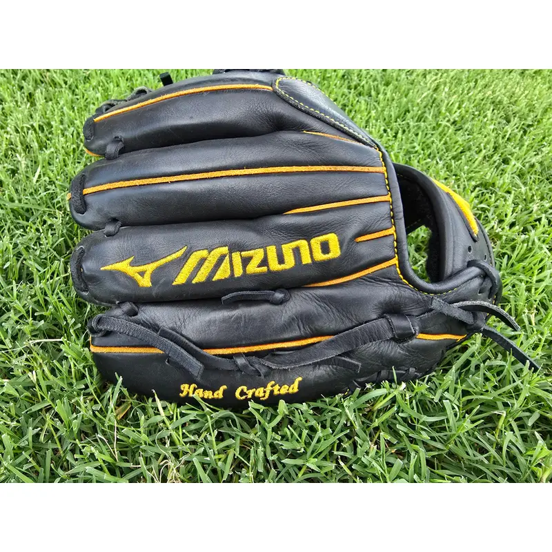 Mizuno Pro GMP2BK-600S  11.75 Infield Glove  Black/Yellow  Kip Leather
