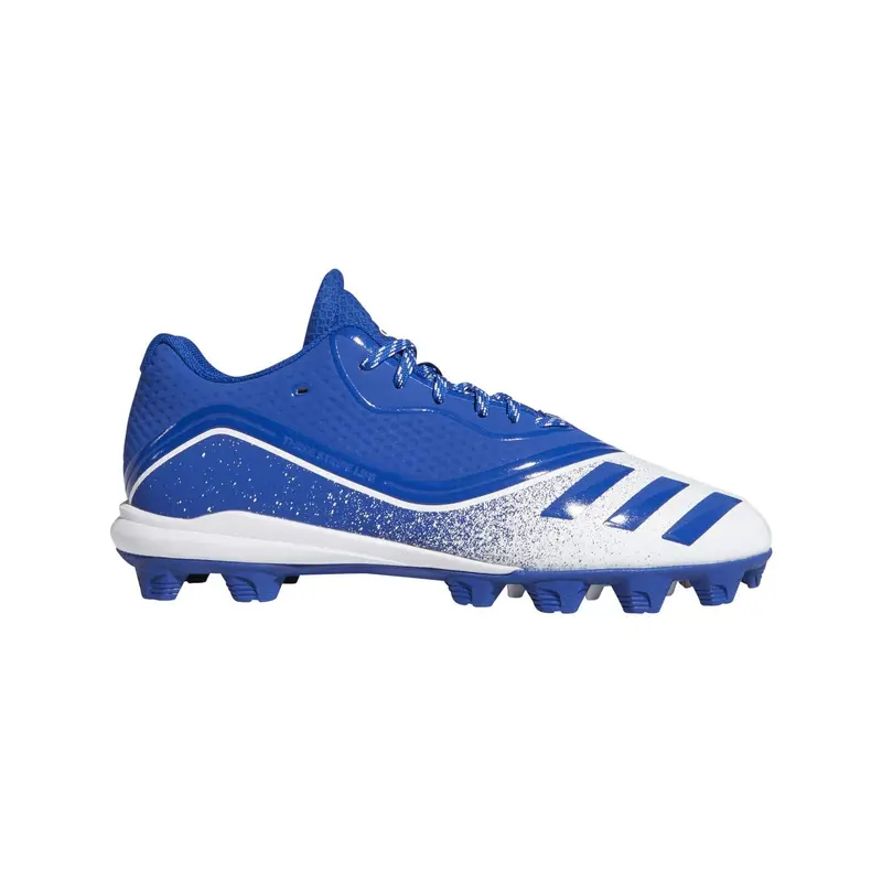 Adidas Icon V MD Baseball Cleat - Size 8 Royal Blue and White