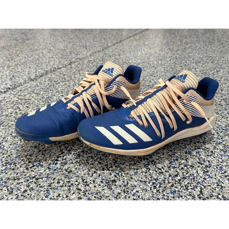 Blue Men's Size M 11.0 (W 12.0) Adult Adidas Low Top Metal (Used)