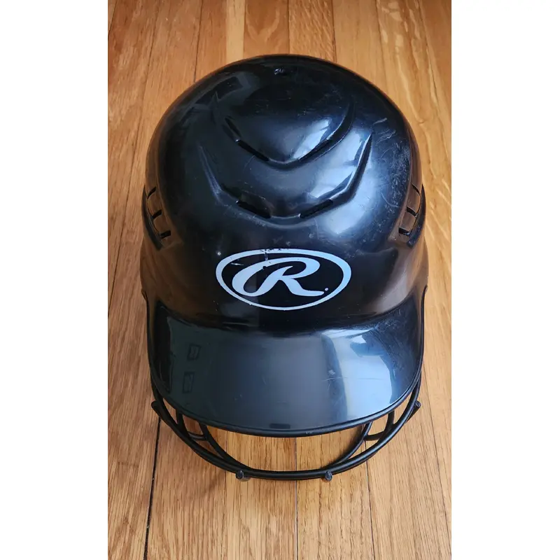 Rawlings RCFH Batting Helmet (Used) Small/Medium with cage