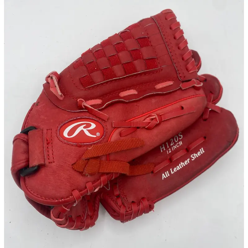 Red Rawlings RH Highlight Series Baseball Glove 12"