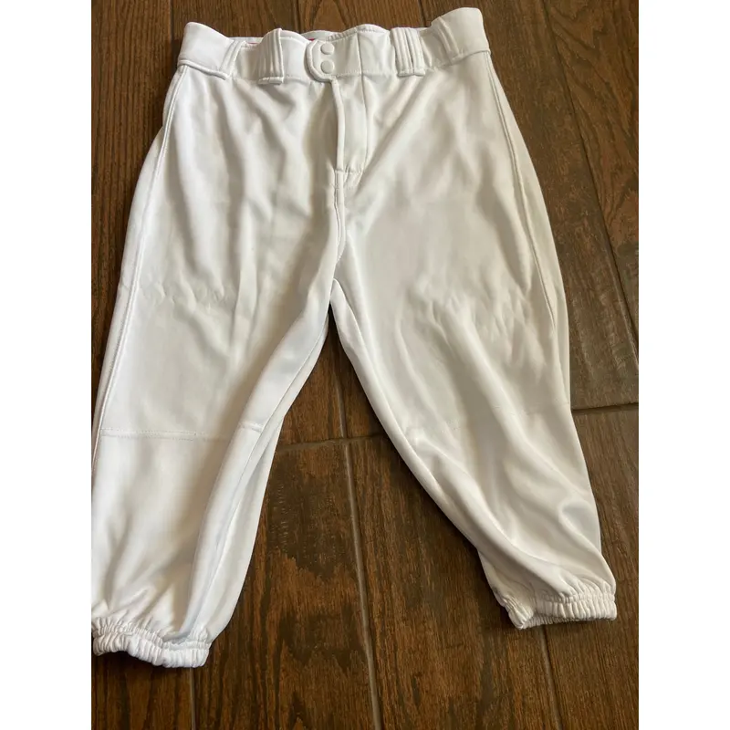 White Used Youth  XXL Rawlings Pro Series Knickers Game Pants