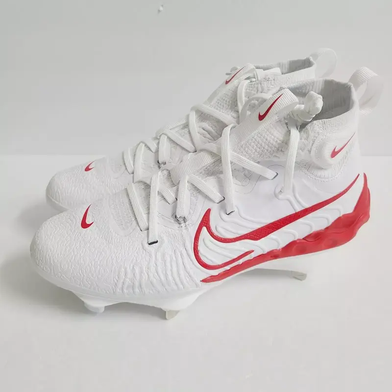 Nike Alpha Huarache NXT Baseball Cleats DJ6517-104 Size 7.5 White Red