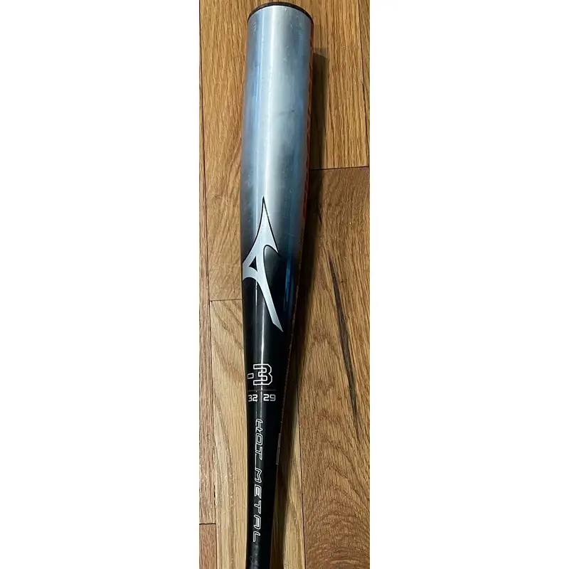 2024 BBCOR Mizuno Hot Metal  Certified Bat (-3) Composite 29 oz 32" (Used)