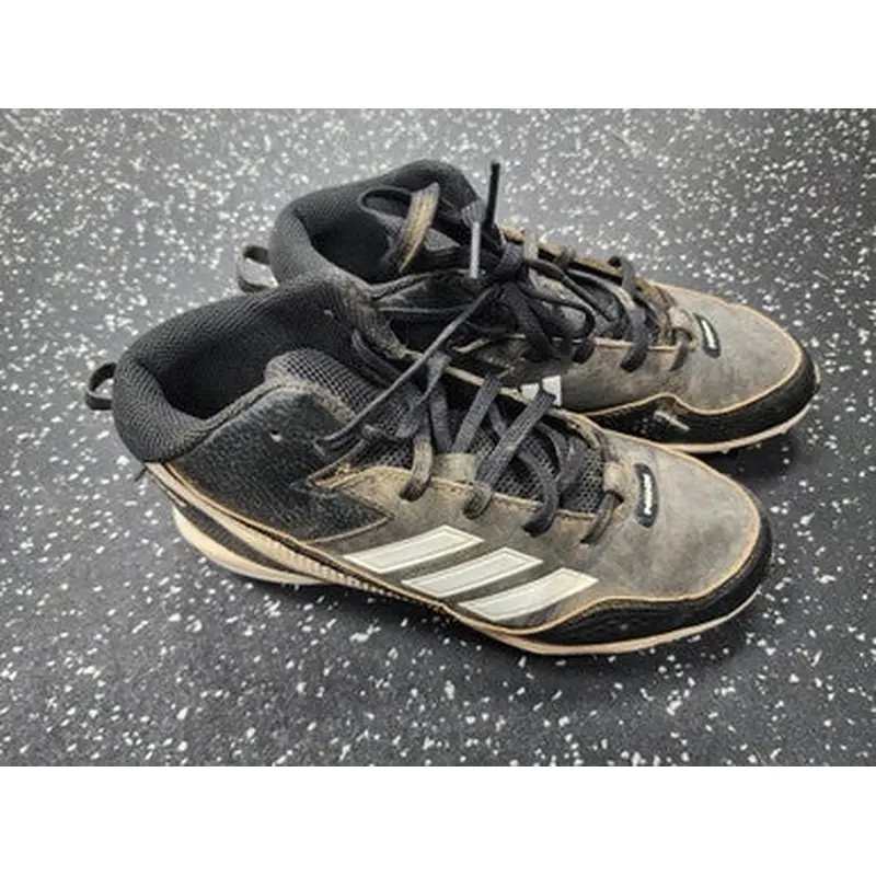 Used Adidas ICON BB/SB Cleats Black And White Junior 05.5 11849-S000030673