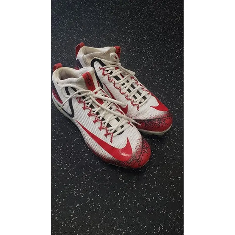 Used Nike TROUT 3 BB/SB Cleats Red Senior 14 11849-S000030728