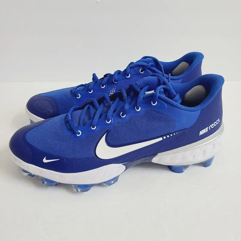 Nike Alpha Huarache Elite 3 Low MCS Baseball Cleats CK0976-400 Size 11.5 Blue