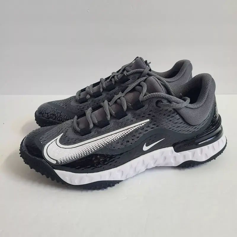 Nike Alpha Huarache Elite 4 Turf Baseball Shoes DJ6523-011 Size 7 Black