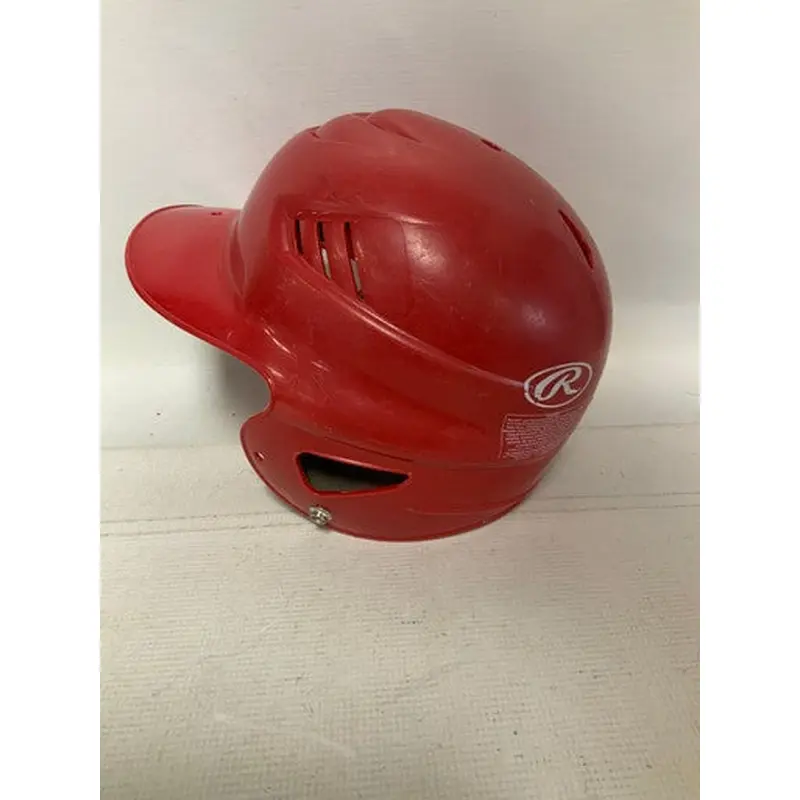 Used Rawlings RED Batting Helmet No Mask Red M/L 11823-S000032967