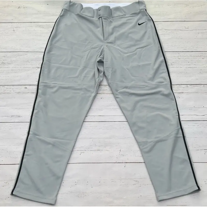 Nike Vapor Select Baseball Pants Gray Black Mens Size Medium BQ5489-058