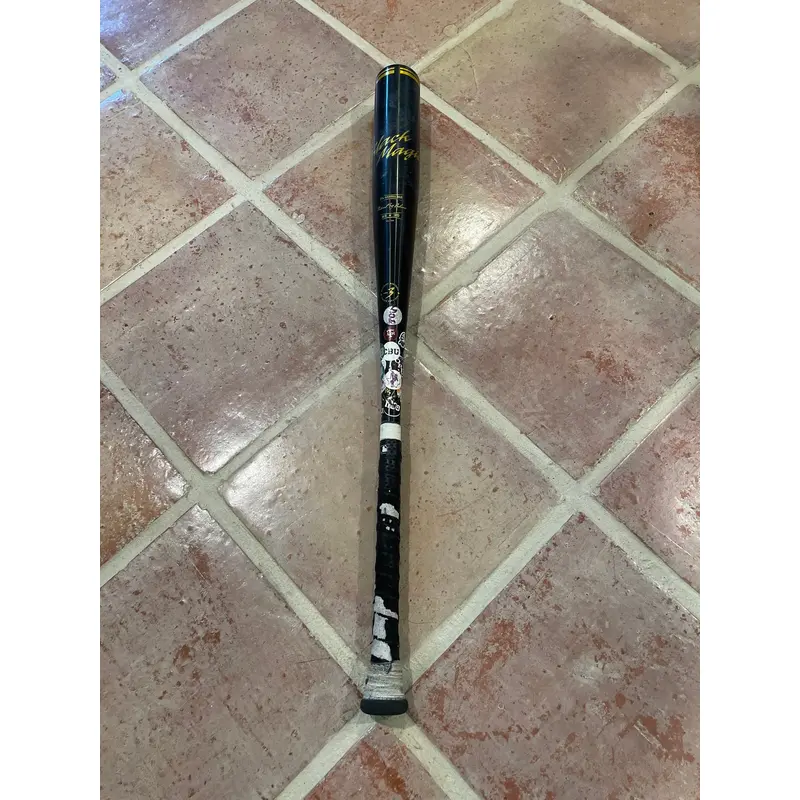 D1 Used 2023 Easton BBCOR Certified Alloy 30 oz 33" Black Magic Bat