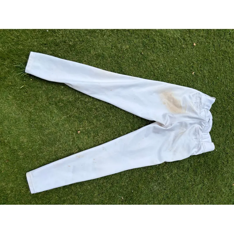 White Used XS Mizuno Men's Premier Pro Tapered Game Pants