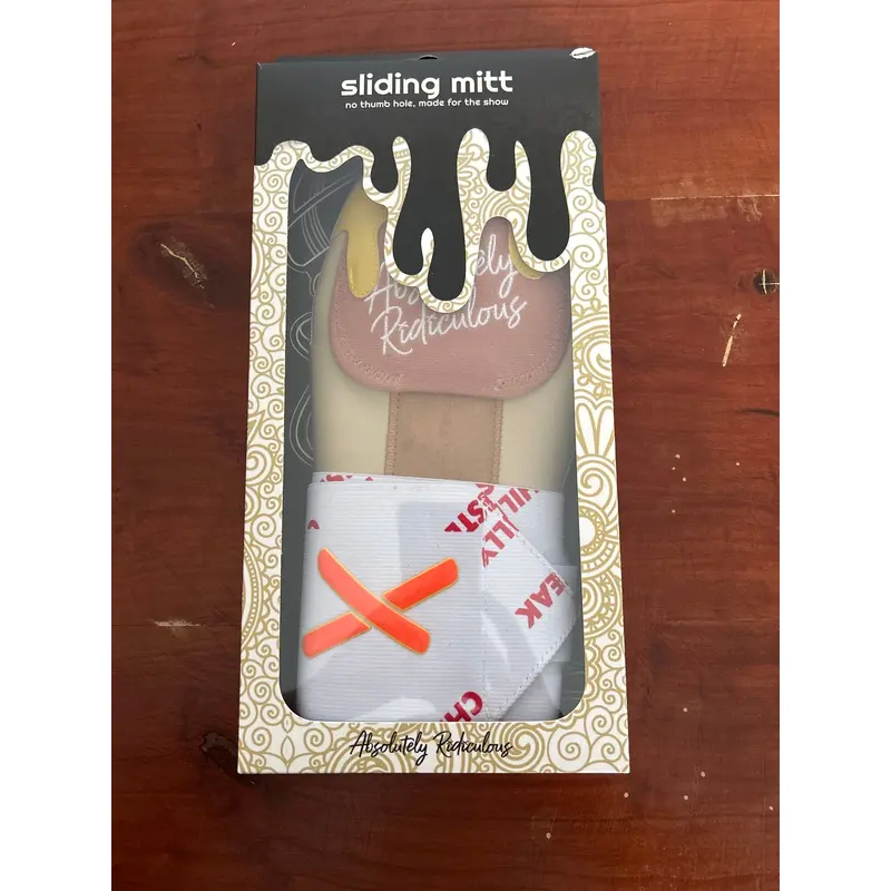 Absolutely ridiculous cheesesteak sliding mitt
