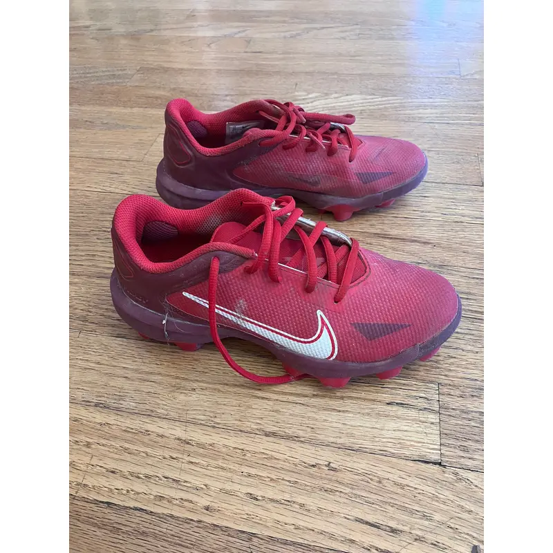 Red Kid's Size 4Y Youth Nike Trout (Used)