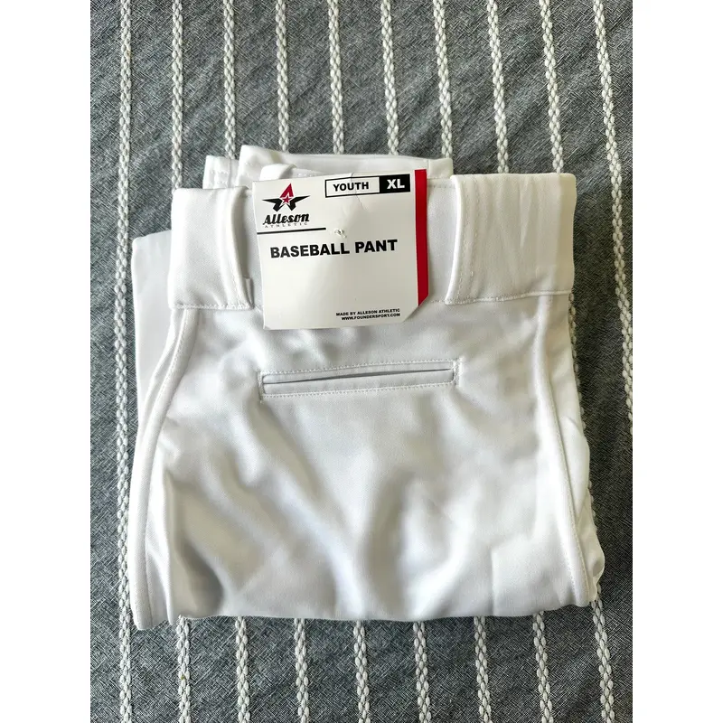 White Youth XL Alleson Tapered Pant (New)