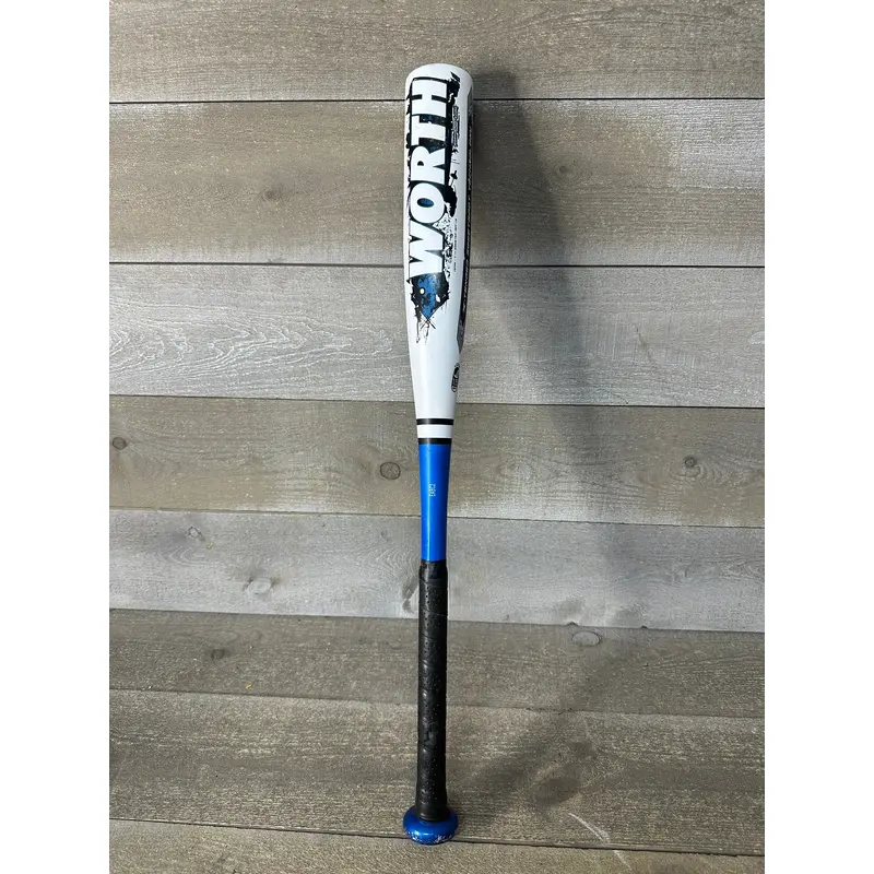 Worth Toxic T-Ball Baseball Bat TBTOX 24in White & Blue 2-1/4 Diam BPF 1.15