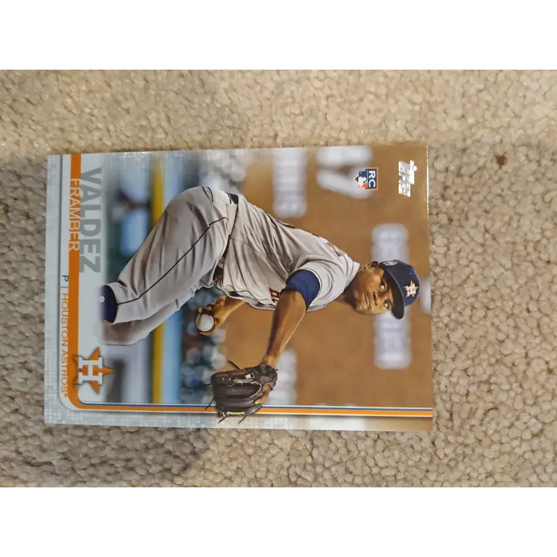 Topps Framber Valdez Rookie Card