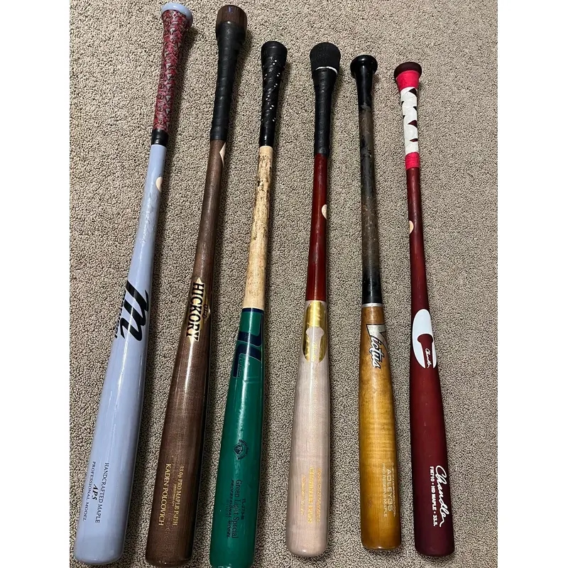 Wood Bats Barely Used