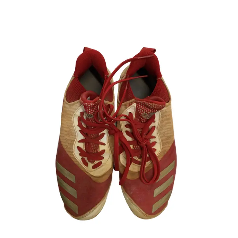 Used Adidas BB/SB Cleats Red And White Senior 8.5 11613-S000145602