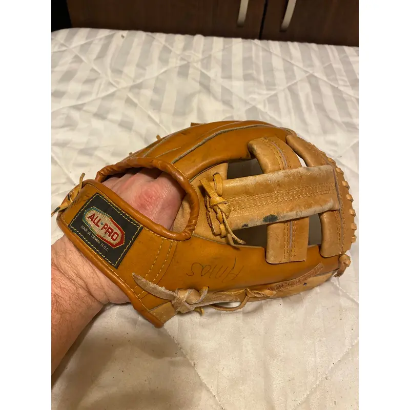 Vintage All Pro 10 Leather Baseball Glove