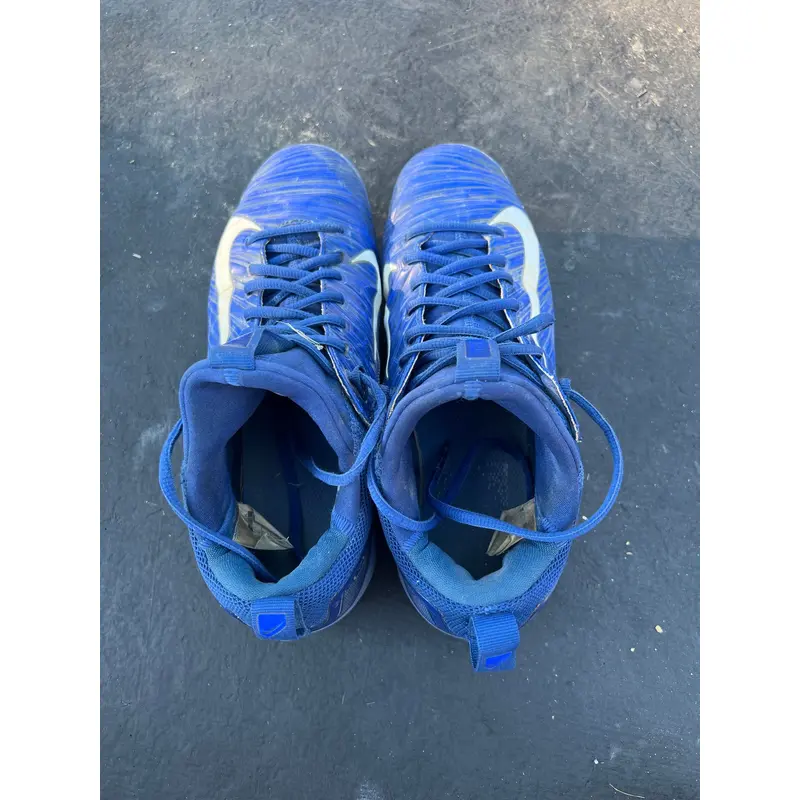 Blue Men's Molded Cleats Low Cut Trout
