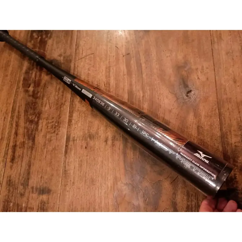 NIW 2024 Mizuno HOT METAL B24 33/30 (-3) 2 5/8" Alloy BBCOR Baseball Bat: 340636
